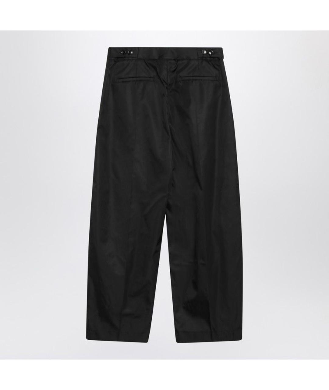 ALAIA Черные хлопковые прямые брюки, фото 2