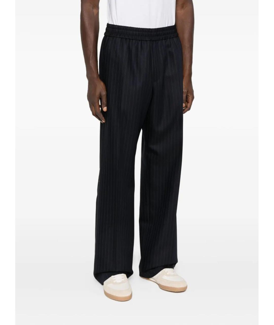 GOLDEN GOOSE DELUXE BRAND Синие хлопковые повседневные брюки, фото 4