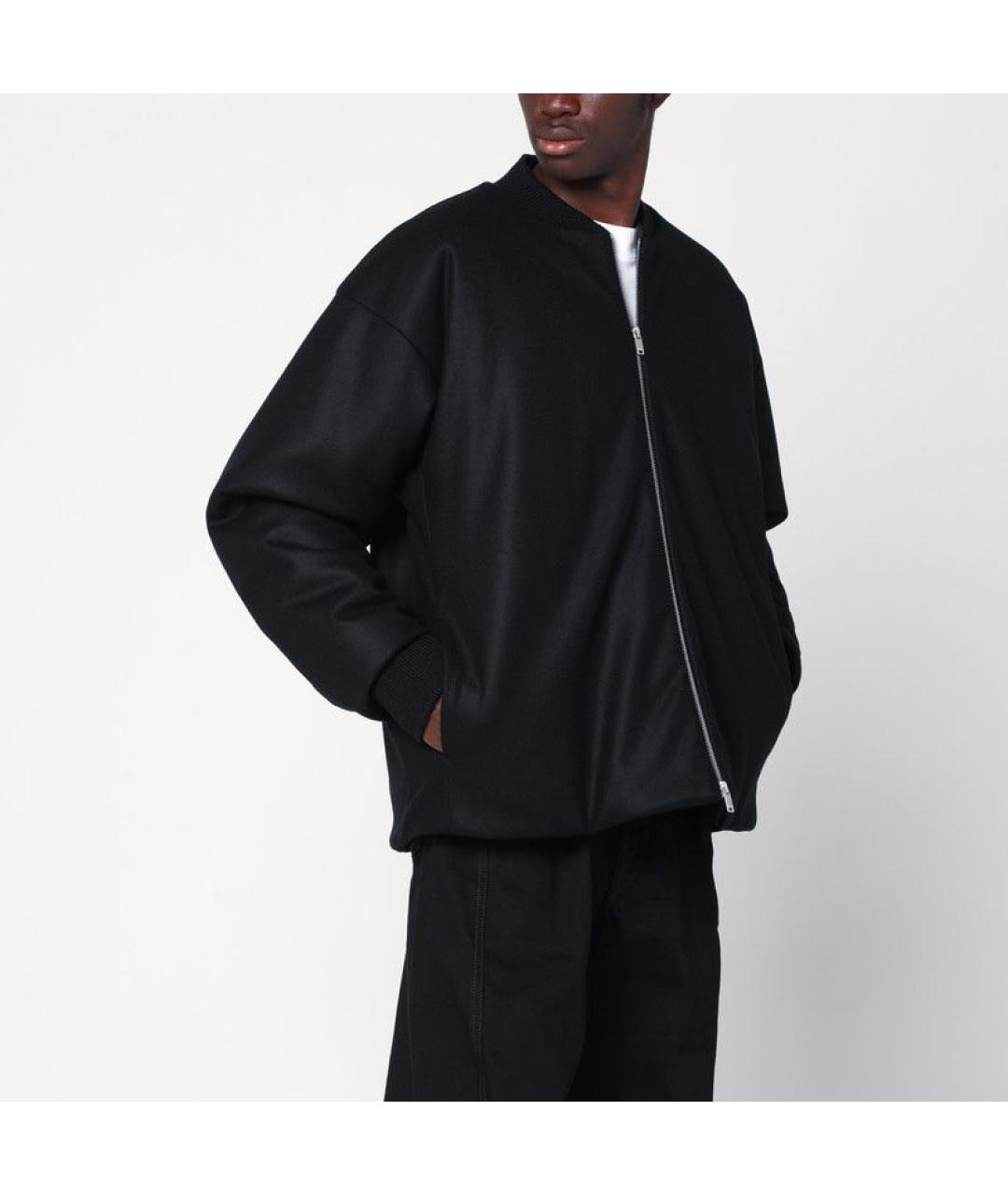 JIL SANDER Черная полиэстеровая куртка, фото 2