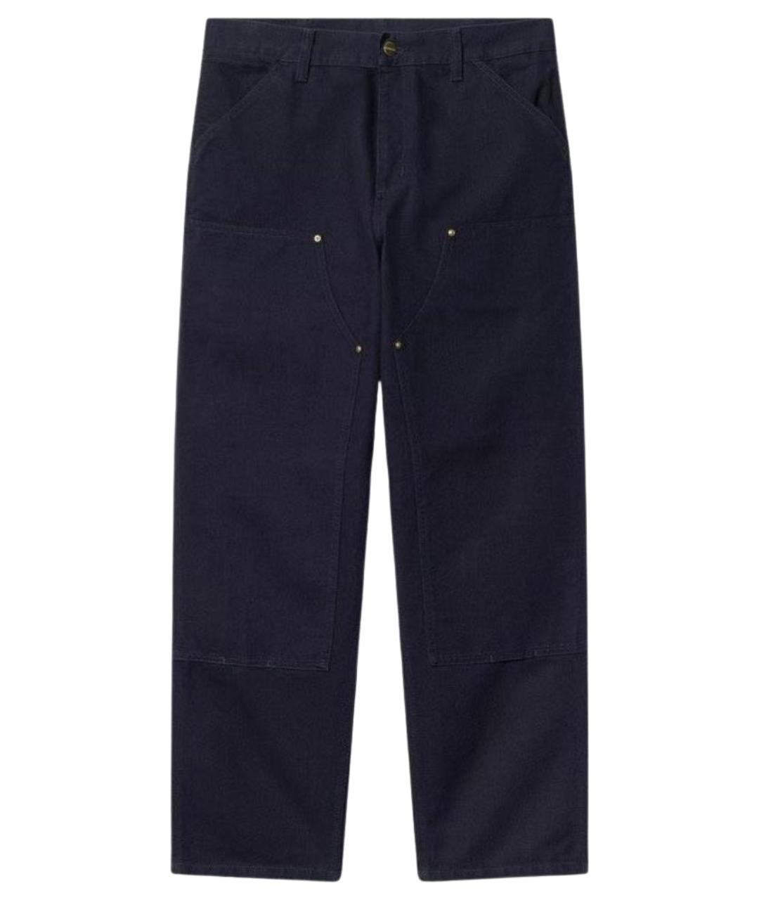 CARHARTT WIP Синие хлопковые повседневные брюки, фото 1