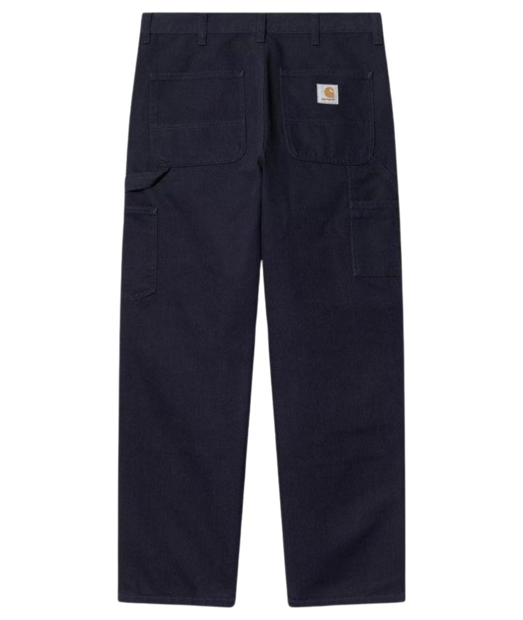 CARHARTT WIP Синие хлопковые повседневные брюки, фото 2
