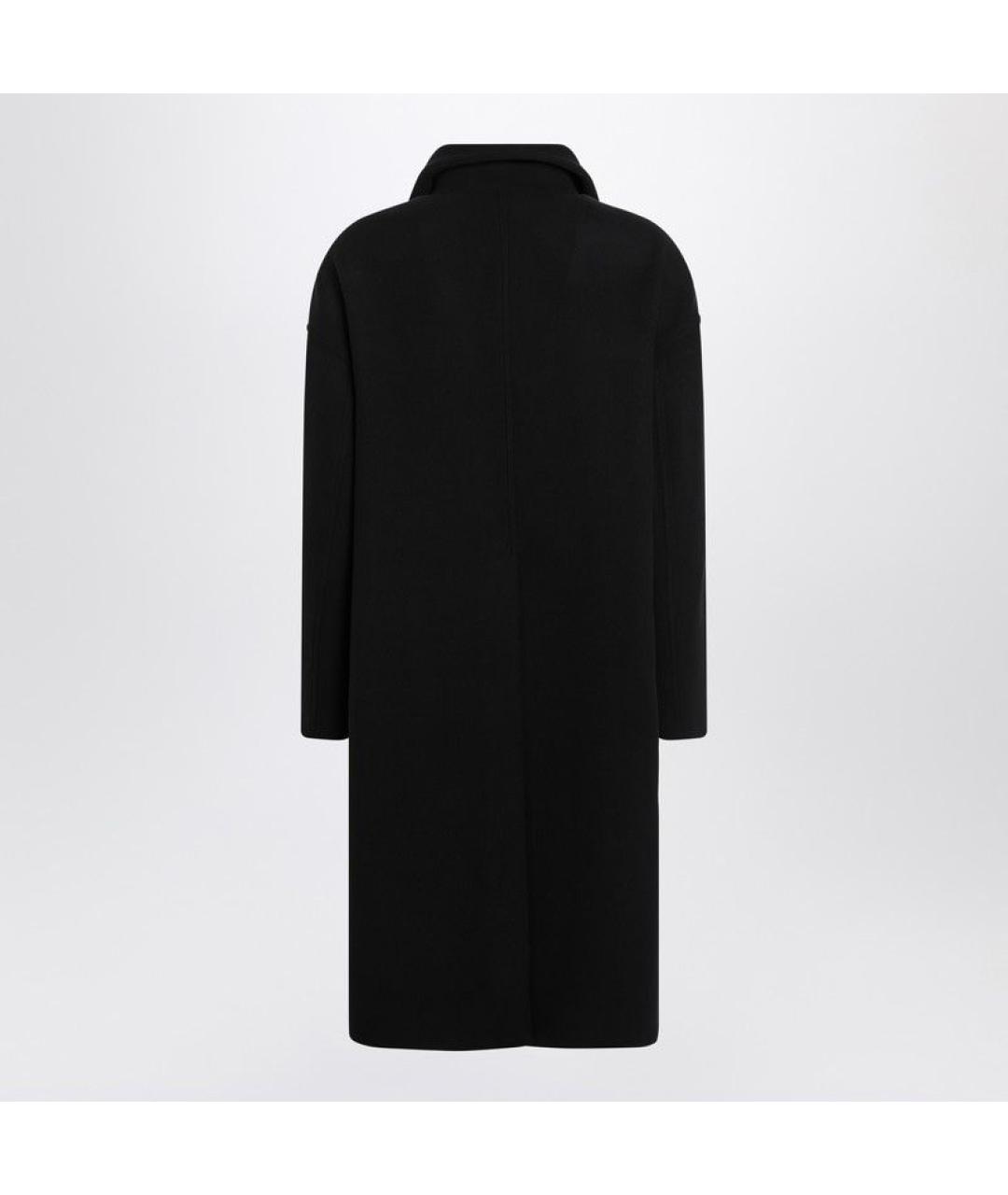 RICK OWENS Черное шерстяное пальто, фото 2