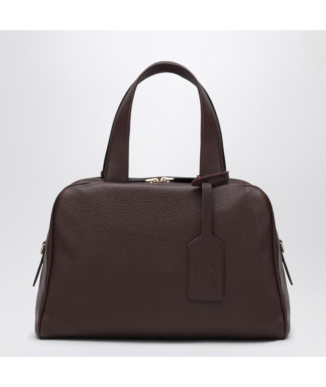 PRADA Коричневая кожаная сумка тоут, фото 2