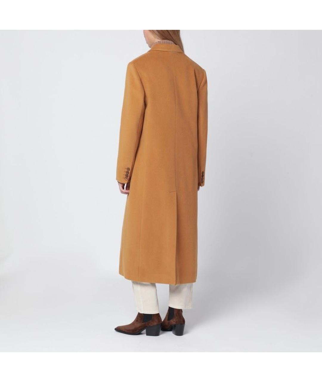 ISABEL MARANT Бежевое шерстяное пальто, фото 5