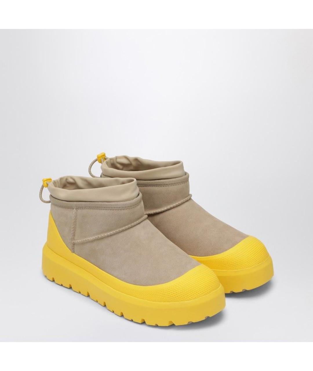 UGG AUSTRALIA Мульти кожаные высокие ботинки, фото 2