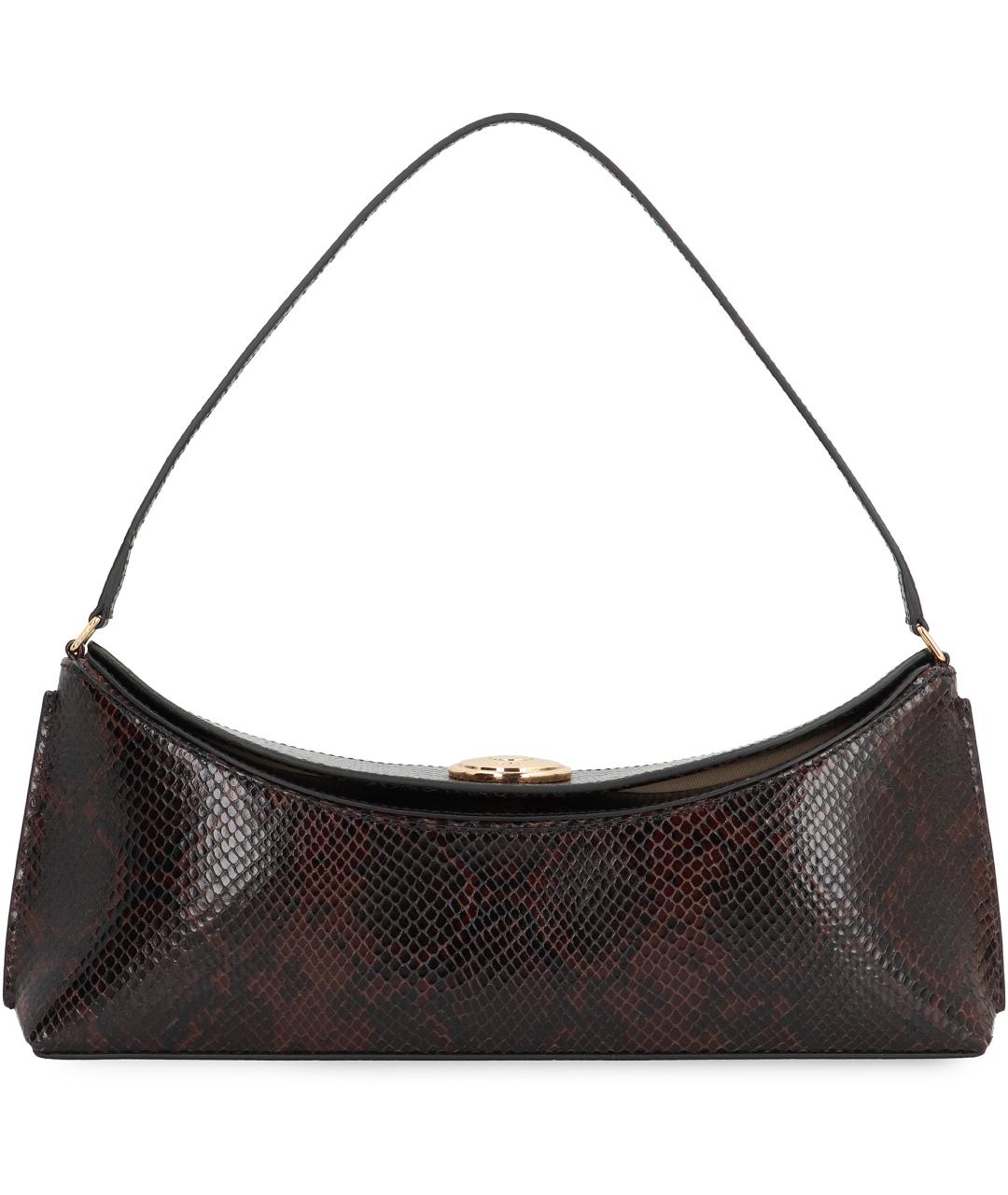 JACQUEMUS Коричневая кожаная сумка через плечо, фото 2