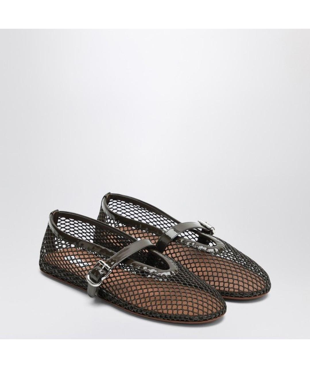 ALAIA Зеленые кожаные балетки, фото 2