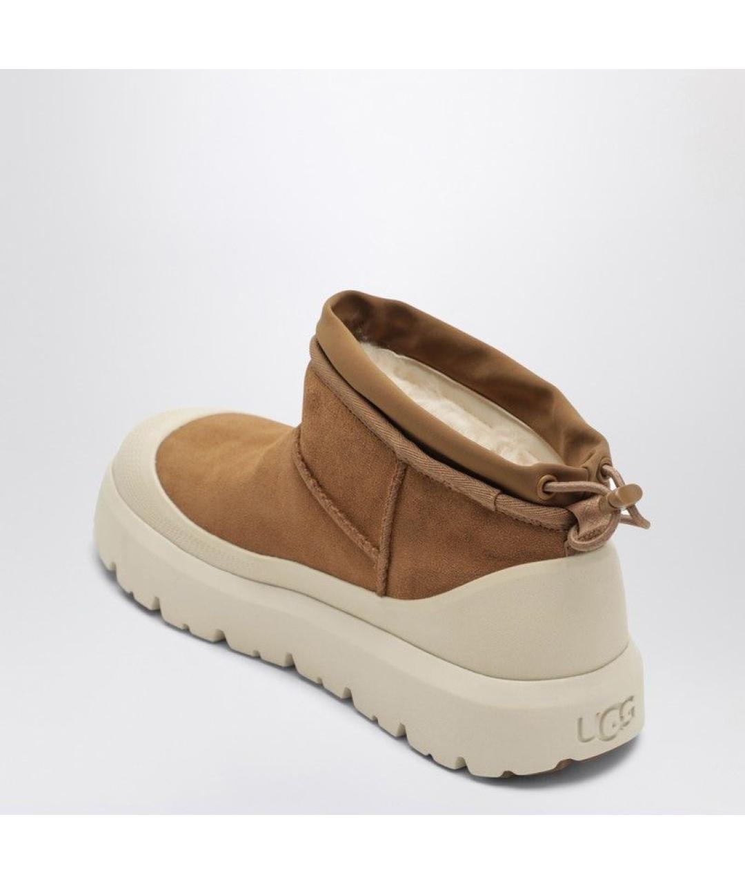 UGG AUSTRALIA Коричневые высокие ботинки, фото 3