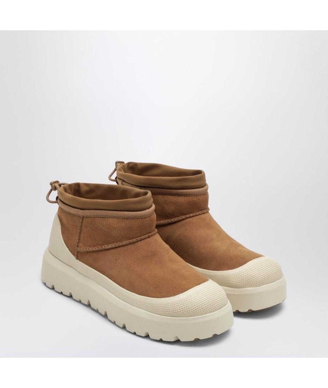 UGG AUSTRALIA Коричневые высокие ботинки, фото 4