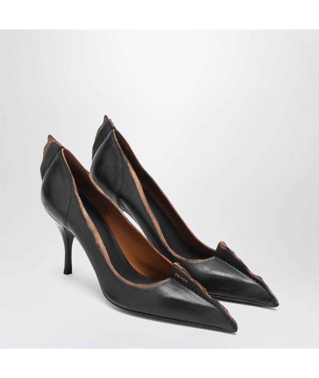 PRADA Мульти кожаные туфли, фото 2