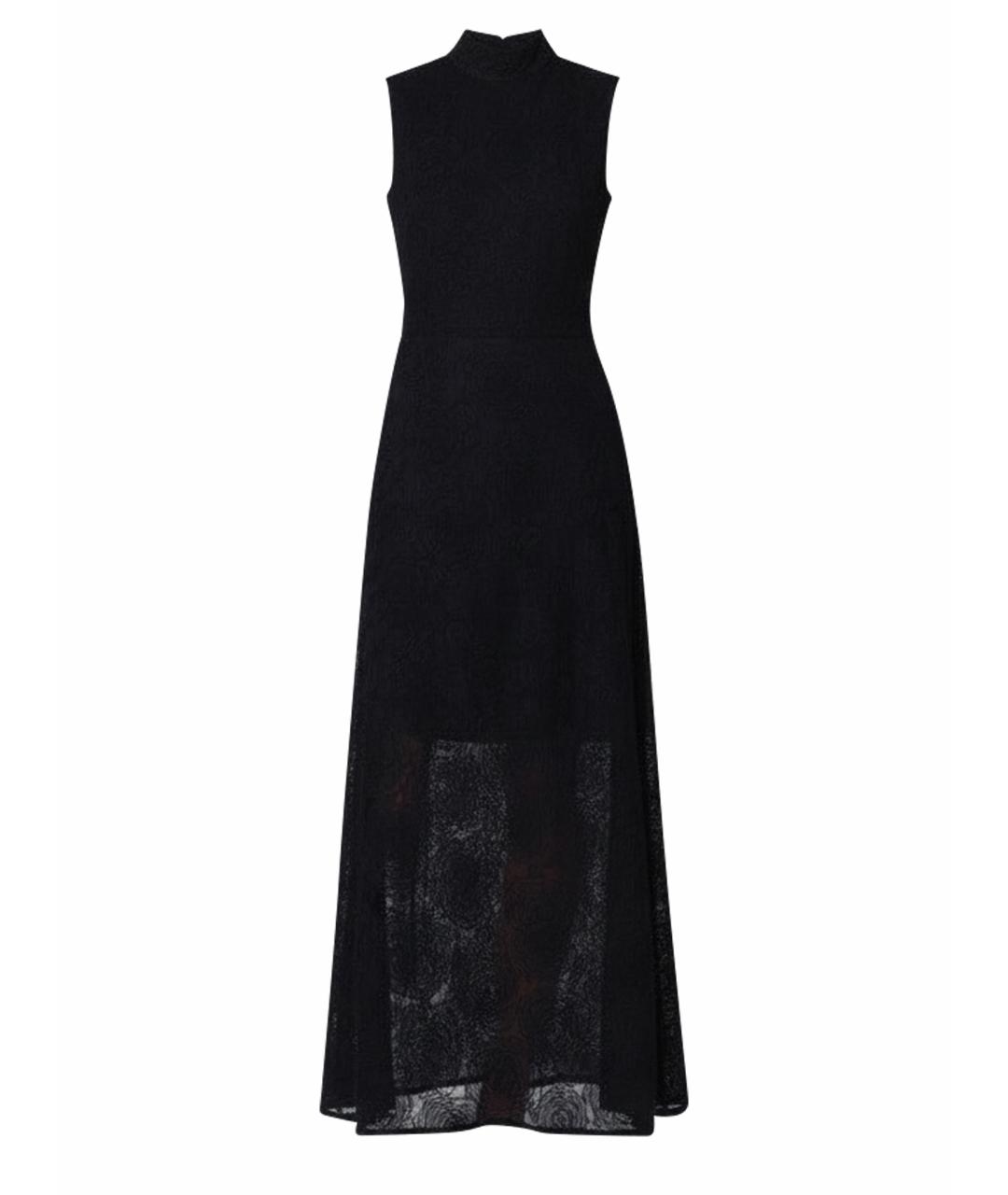 ROTATE Черное полиэстеровое вечернее платье, фото 1