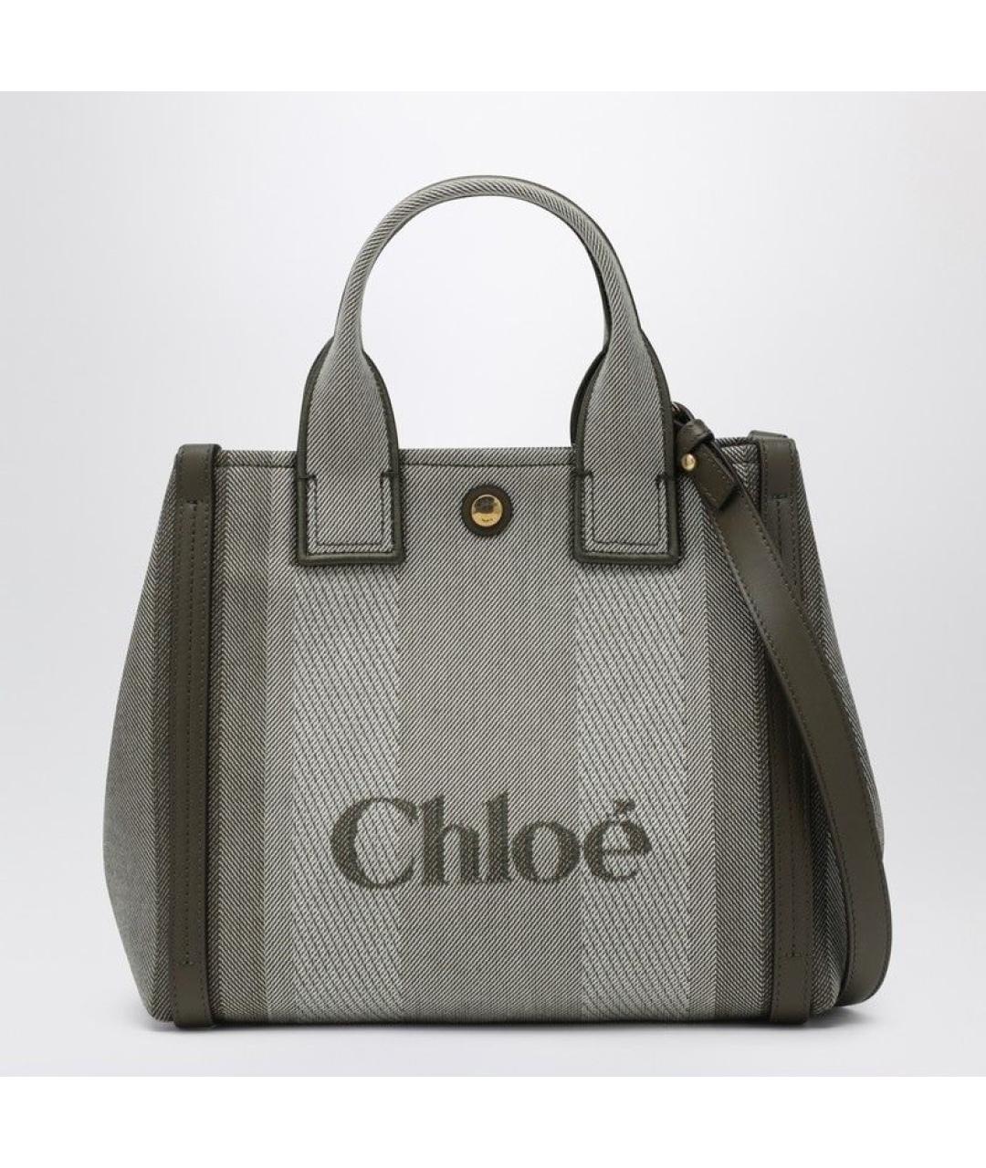 CHLOE Мульти хлопковая сумка тоут, фото 3