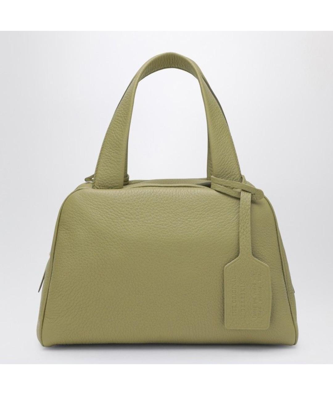 PRADA Зеленая кожаная сумка тоут, фото 2