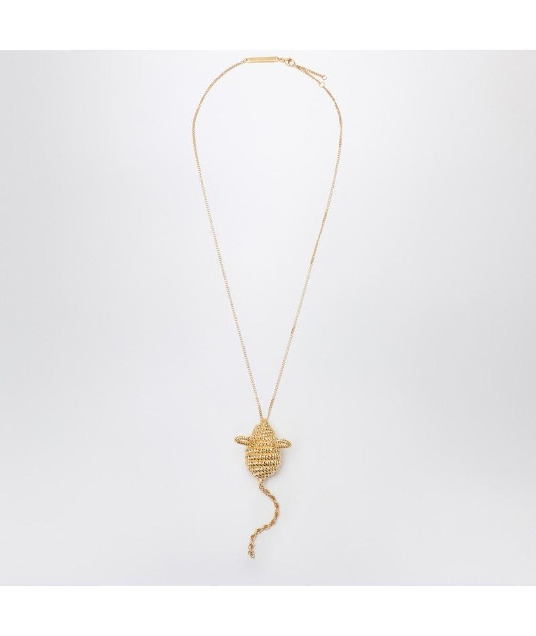 LOEWE Золотая металлическая подвеска, фото 3