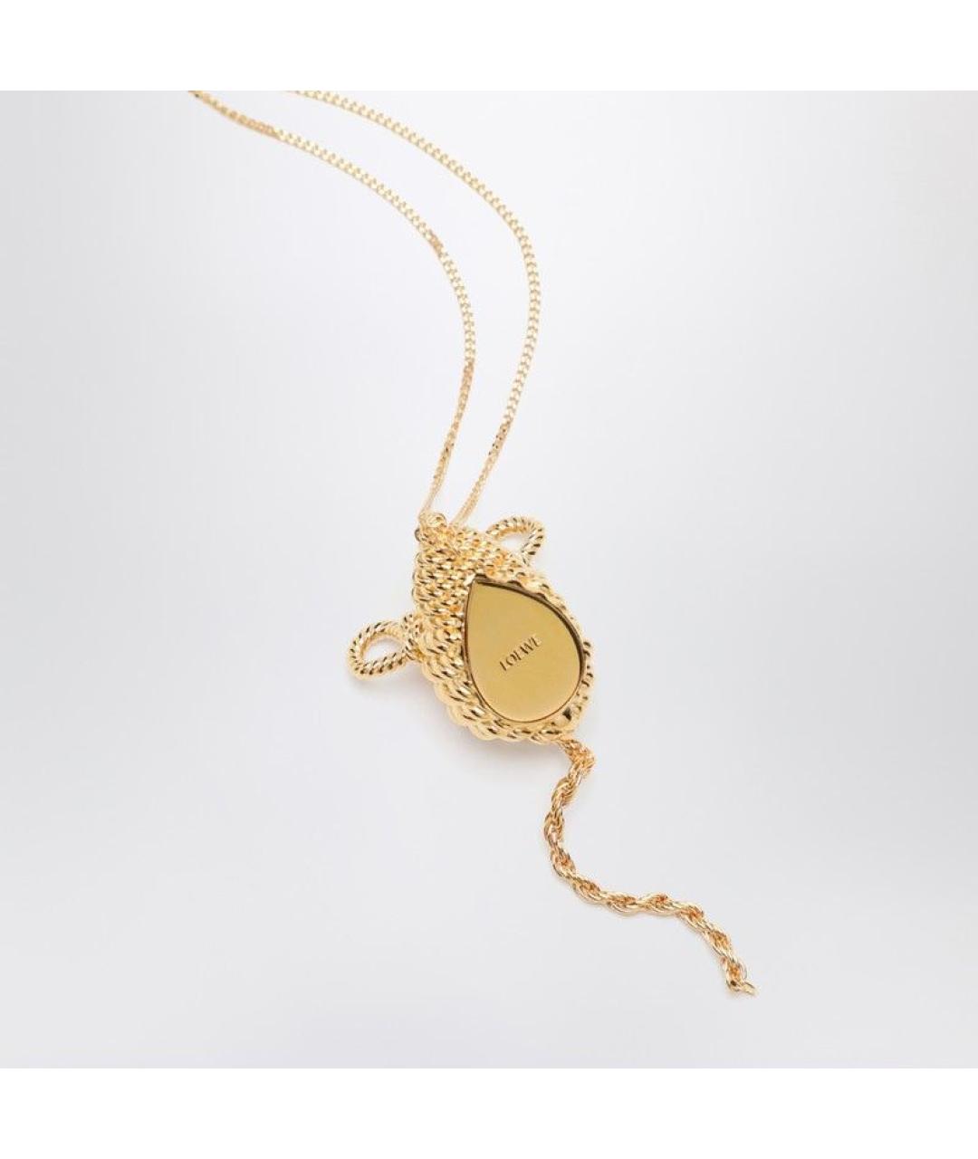 LOEWE Золотая металлическая подвеска, фото 2