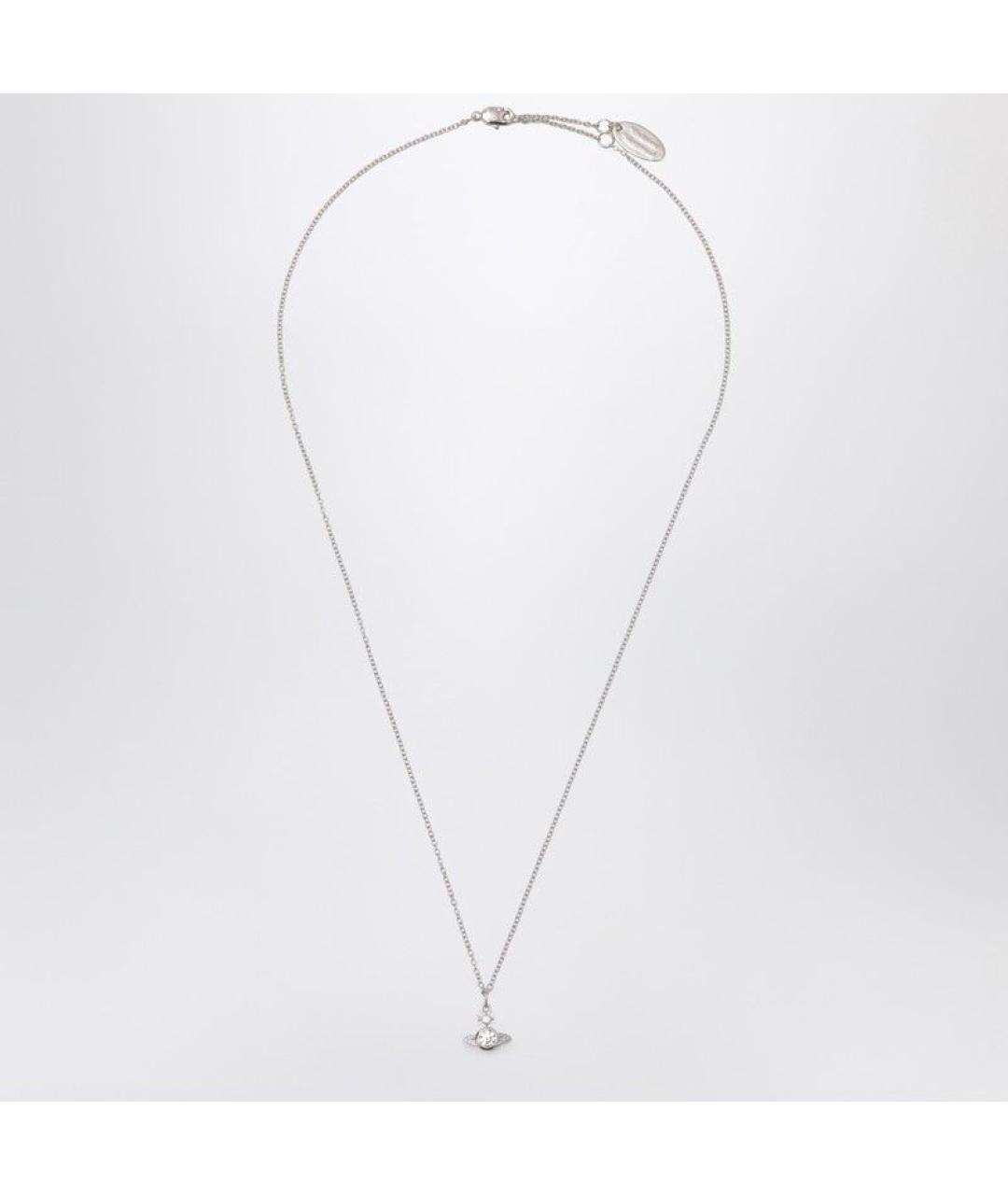 VIVIENNE WESTWOOD Серебряное металлическое колье, фото 3