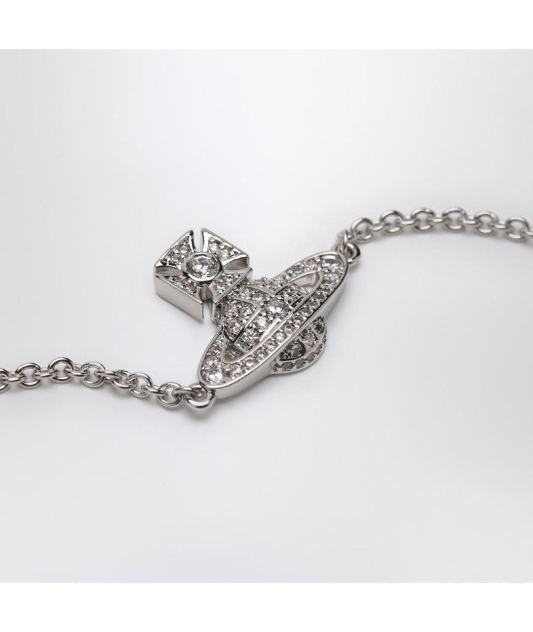 VIVIENNE WESTWOOD Серебрянный металлический браслет, фото 2