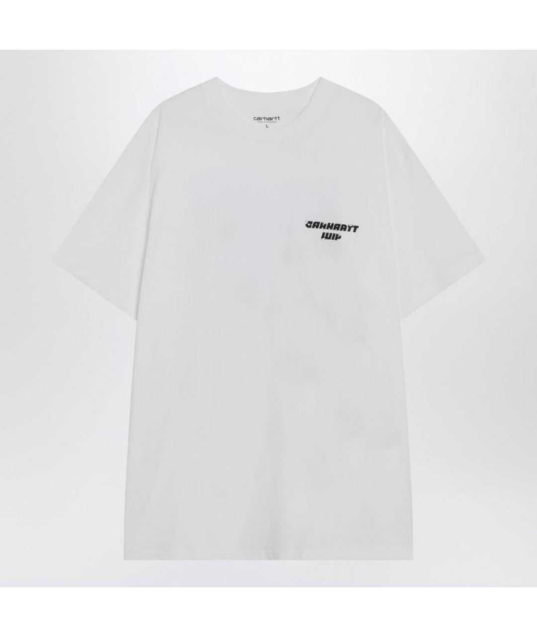 CARHARTT WIP Белая хлопковая футболка, фото 3