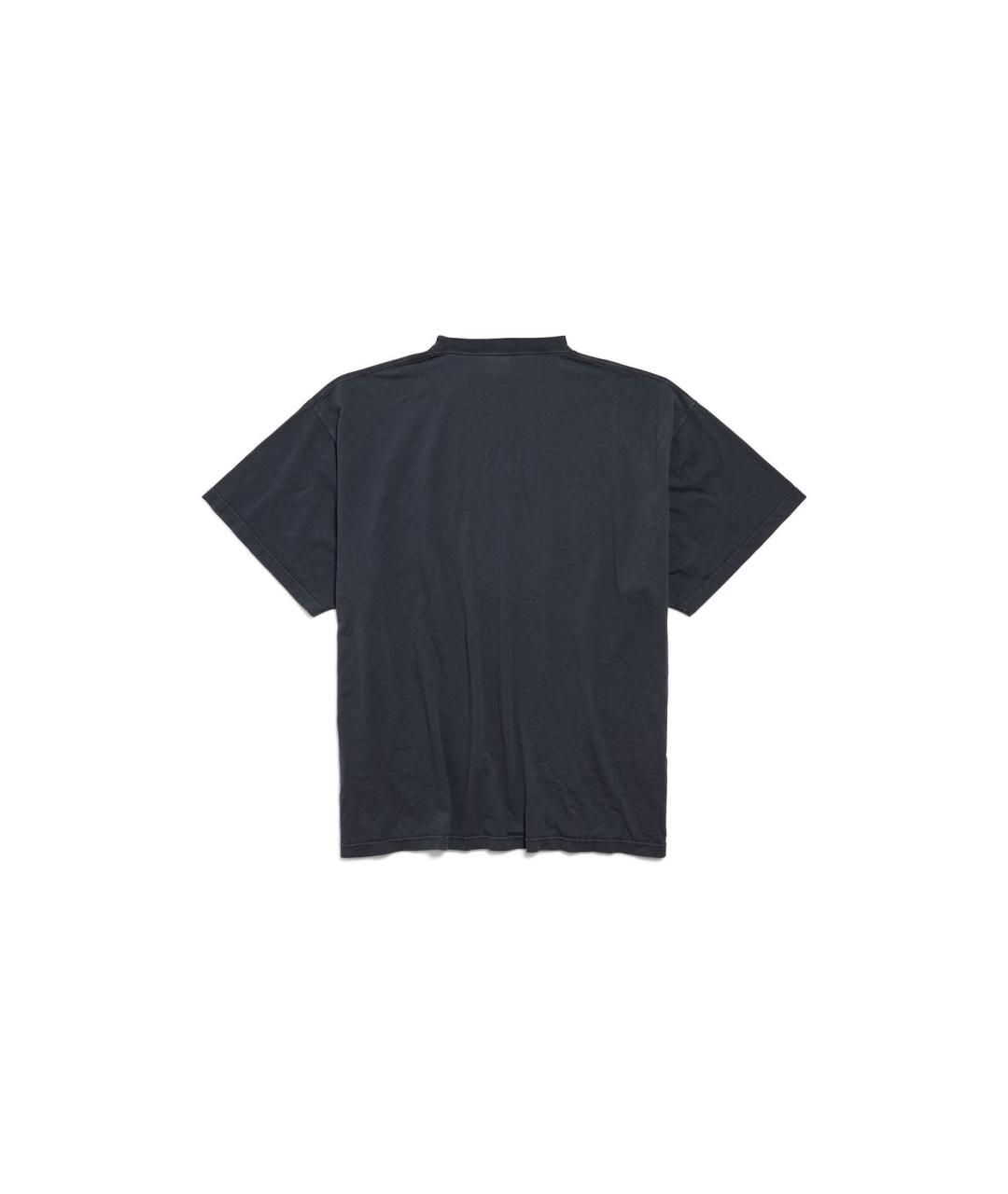 BALENCIAGA Черная футболка, фото 2