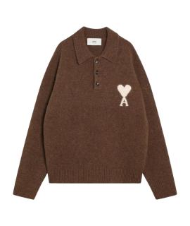 Ami Paris Поло с длинным рукавом