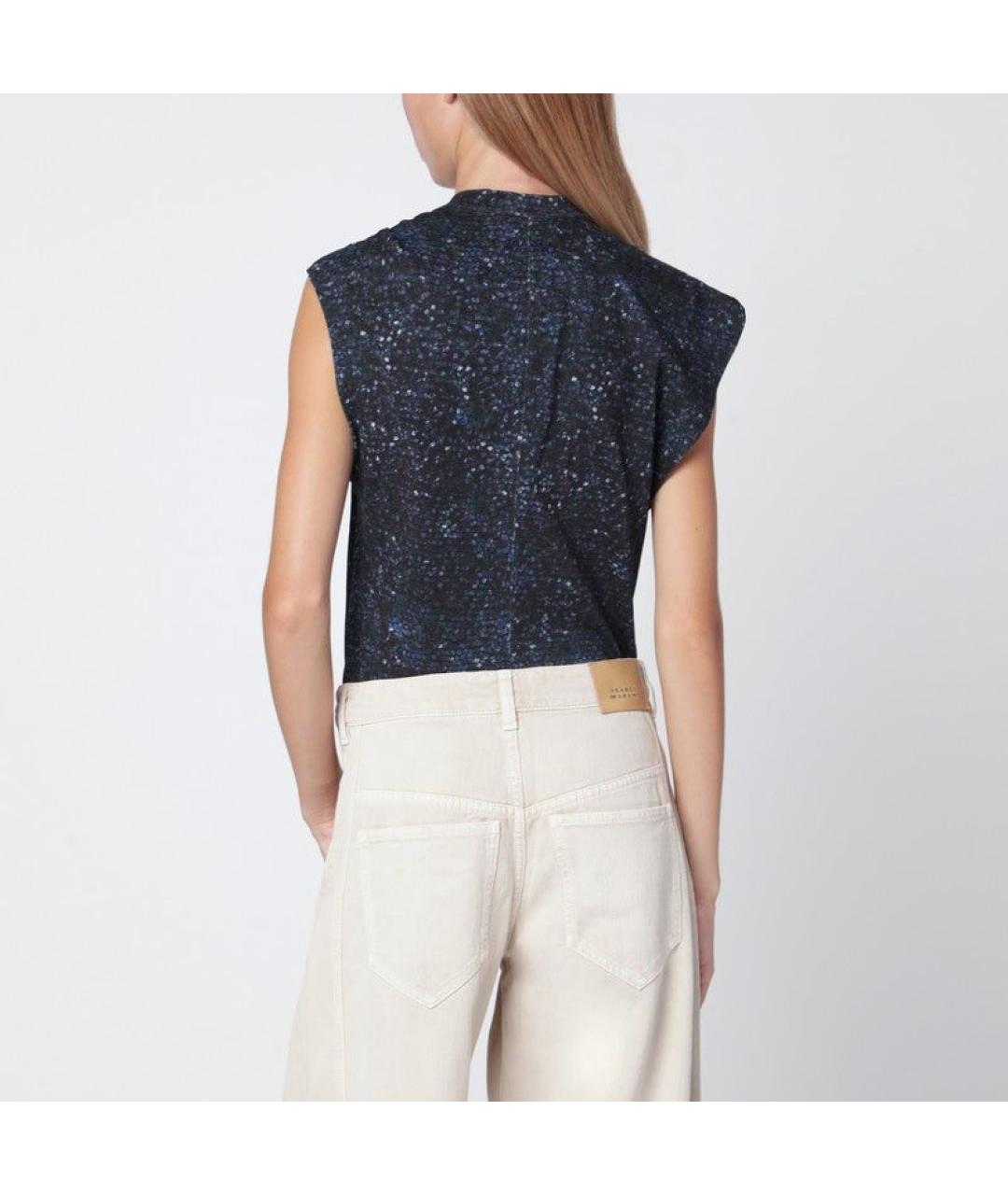 ISABEL MARANT Синяя хлопковая блузы, фото 2