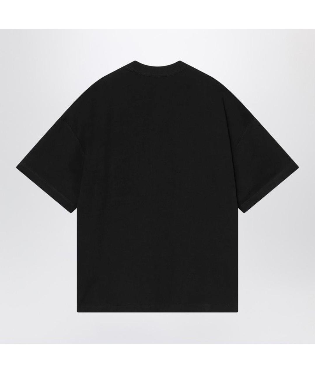 CARHARTT WIP Черная хлопковая футболка, фото 2