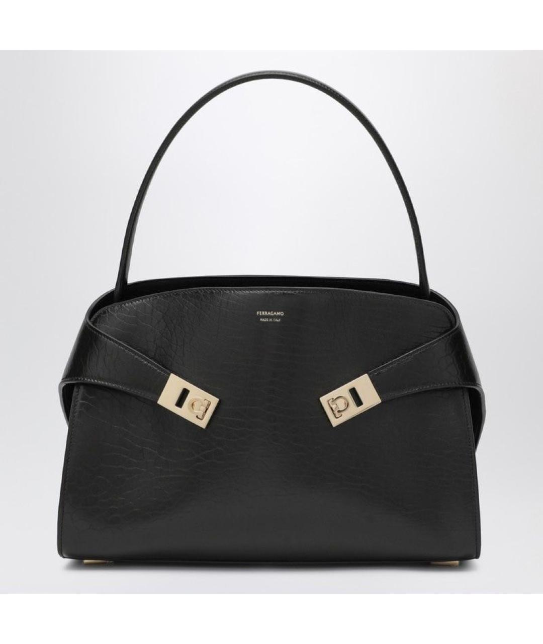 FERRAGAMO Коричневая кожаная сумка тоут, фото 3