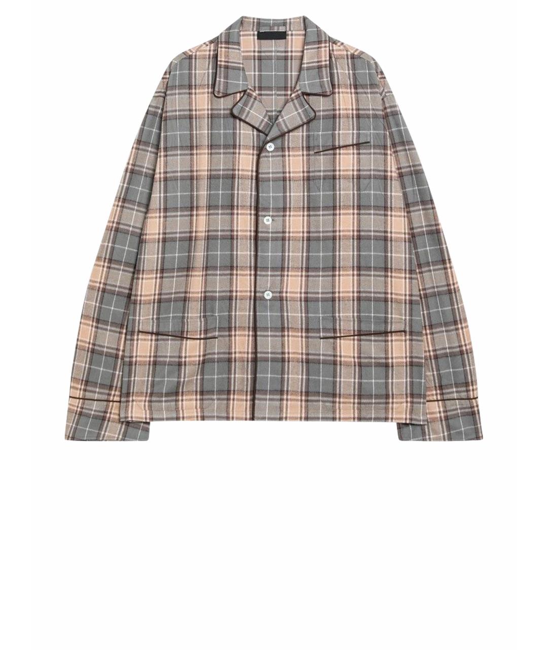 PRADA Мульти хлопковая кэжуал рубашка, фото 1