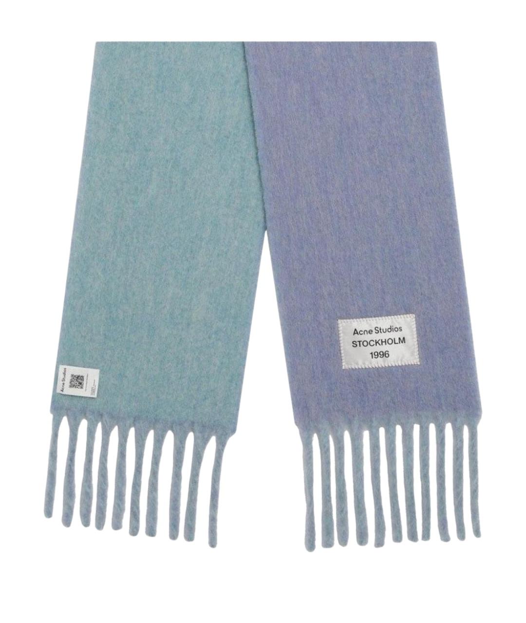 ACNE STUDIOS Мульти шерстяной шарф, фото 2