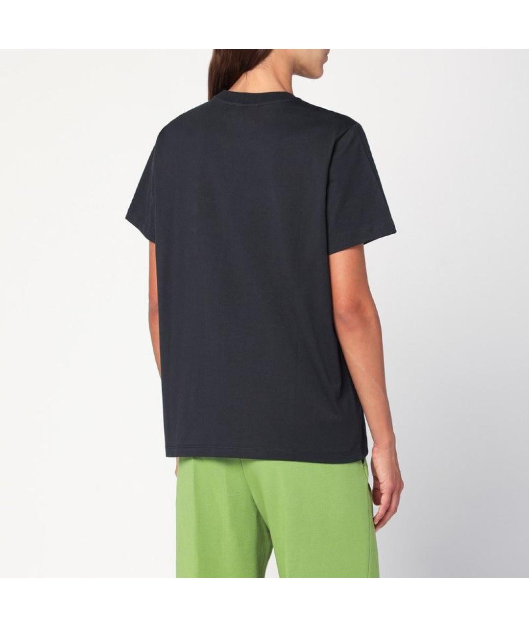 GANNI Мульти хлопковая футболка, фото 2