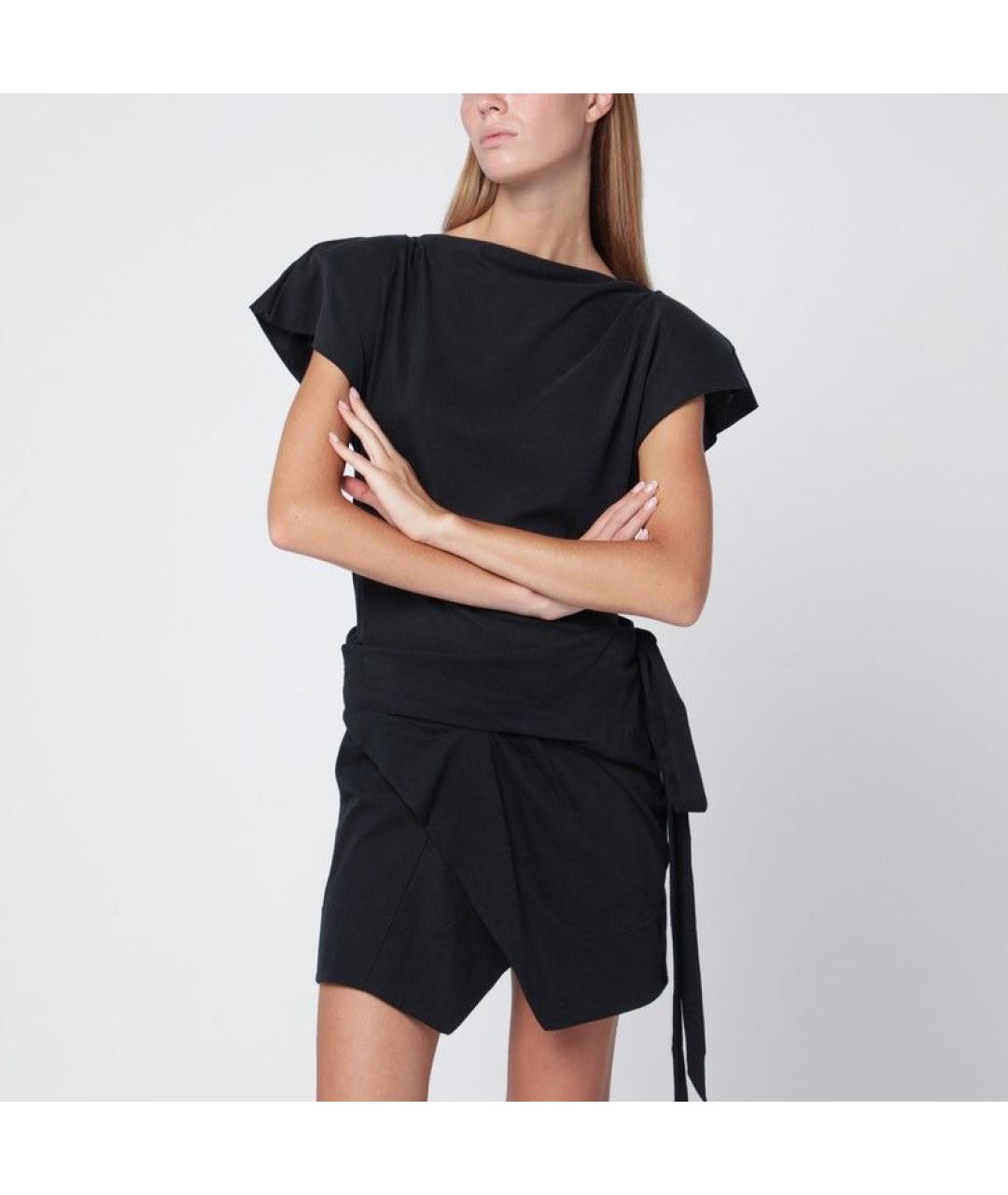 ISABEL MARANT Черная хлопковая футболка, фото 2