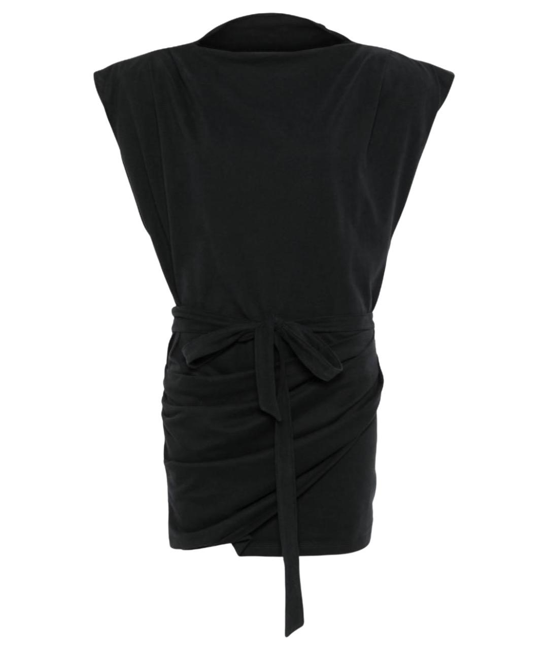 ISABEL MARANT Черная хлопковая футболка, фото 1