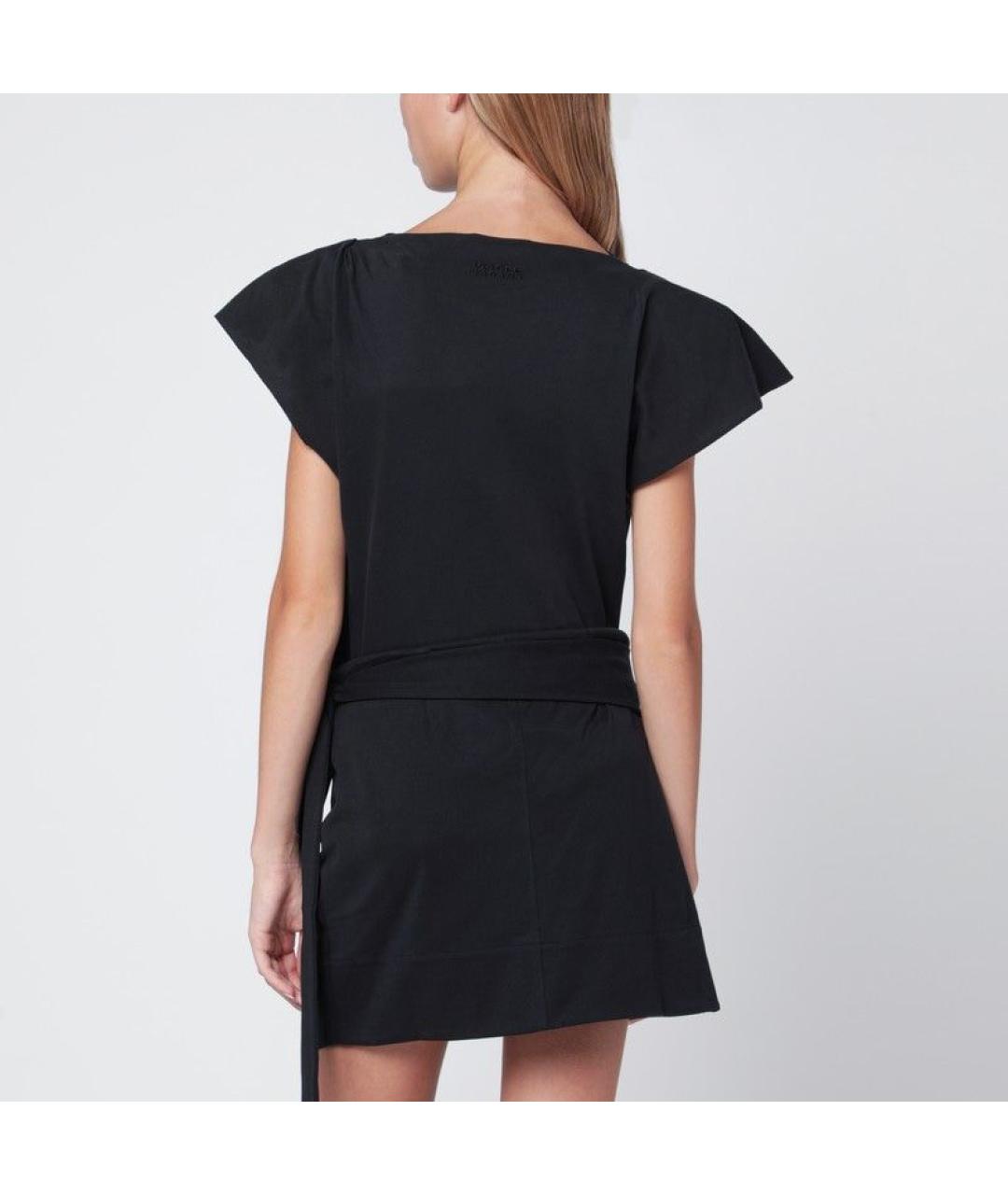 ISABEL MARANT Черная хлопковая футболка, фото 3