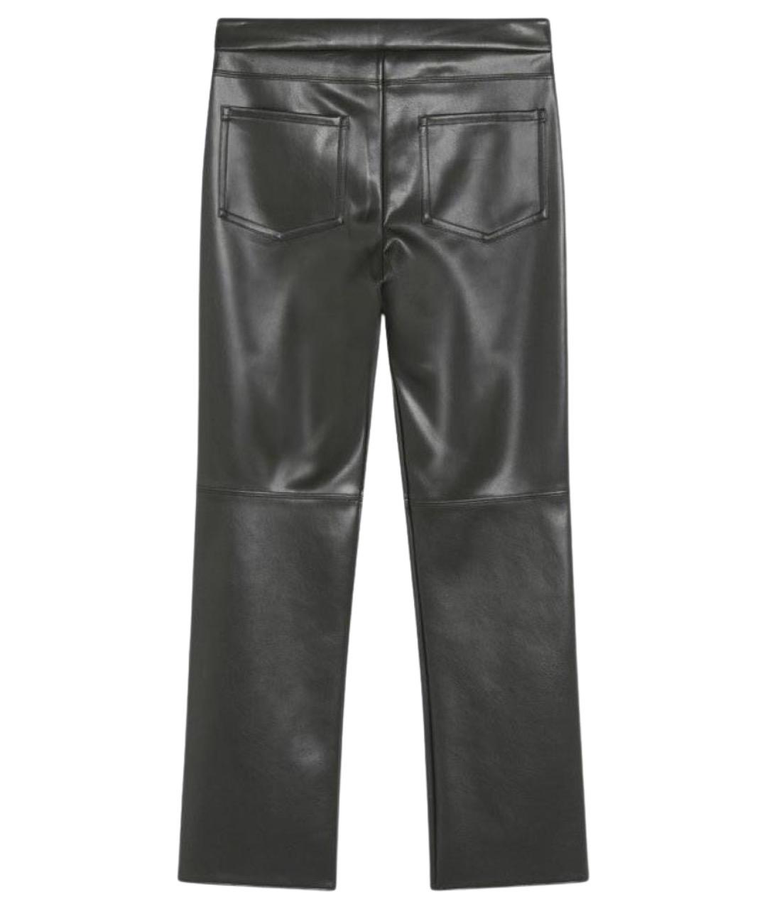 'S MAX MARA Зеленые полиэстеровые прямые брюки, фото 2