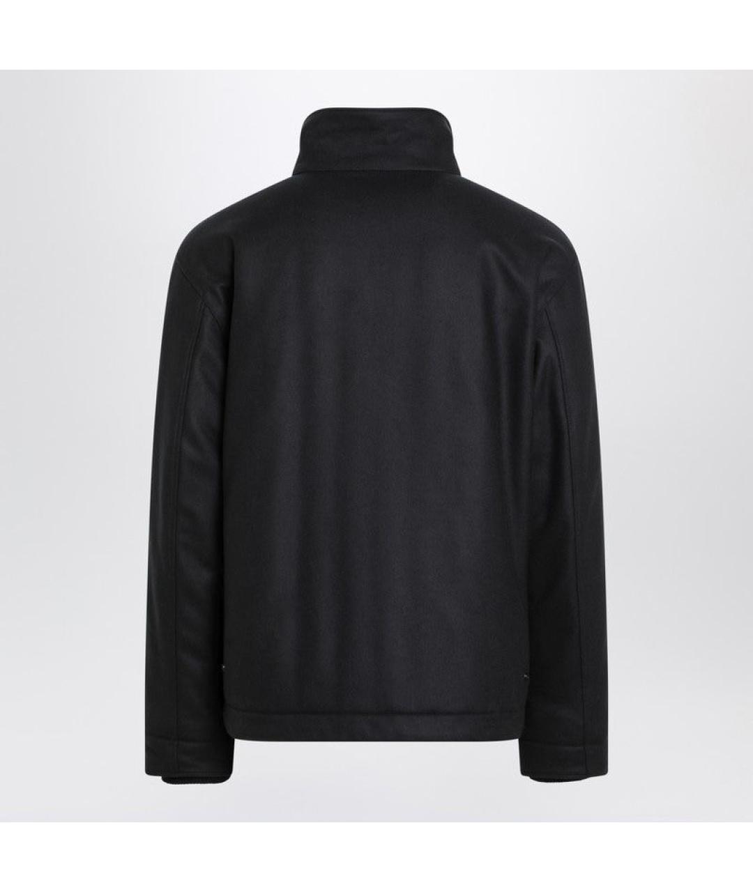 STONE ISLAND Темно-синяя шерстяная куртка, фото 2