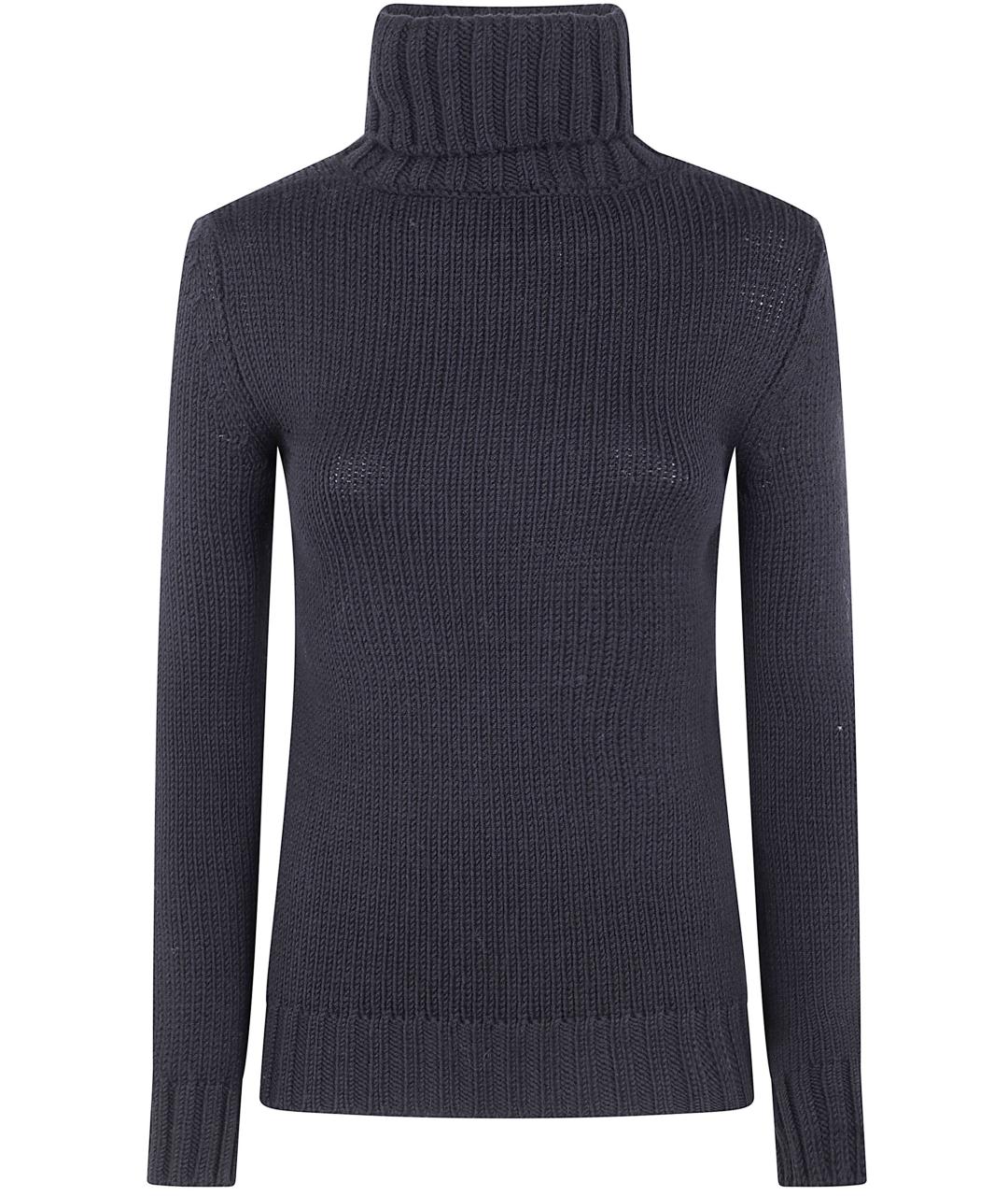 BASE Черная шерстяная водолазка, фото 1