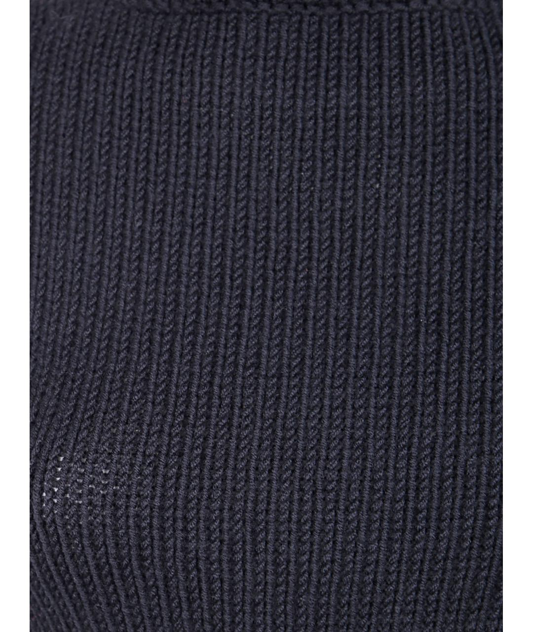 BASE Черная шерстяная водолазка, фото 3