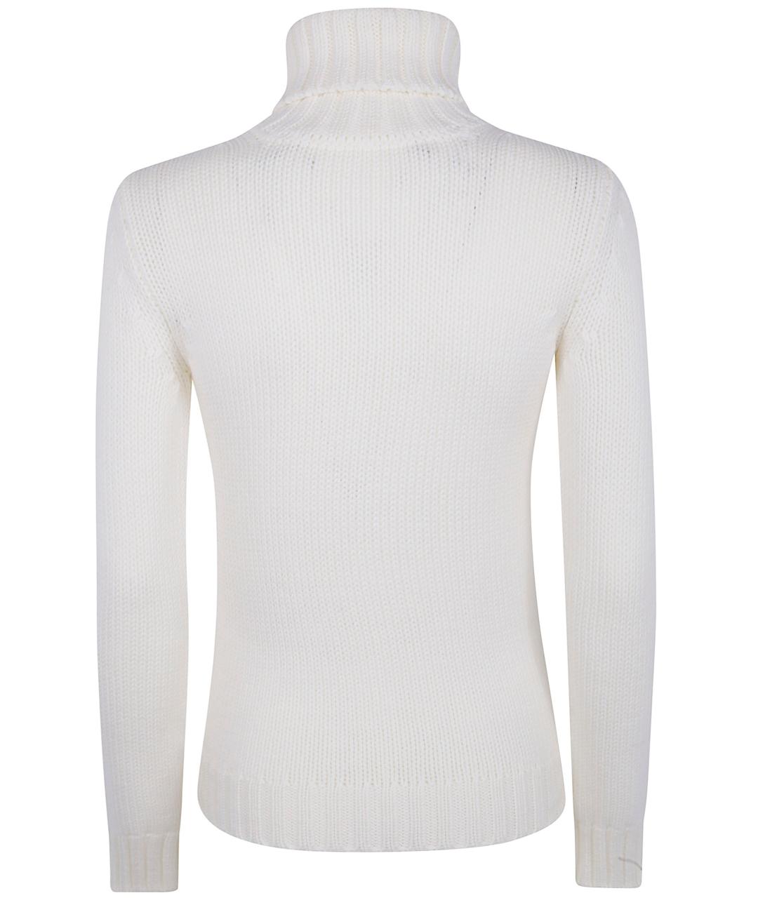 BASE Белая шерстяная водолазка, фото 2