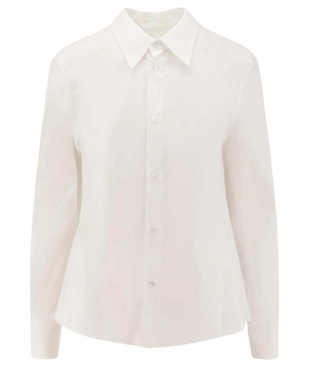 MM6 MAISON MARGIELA Белая хлопковая рубашка, фото 1