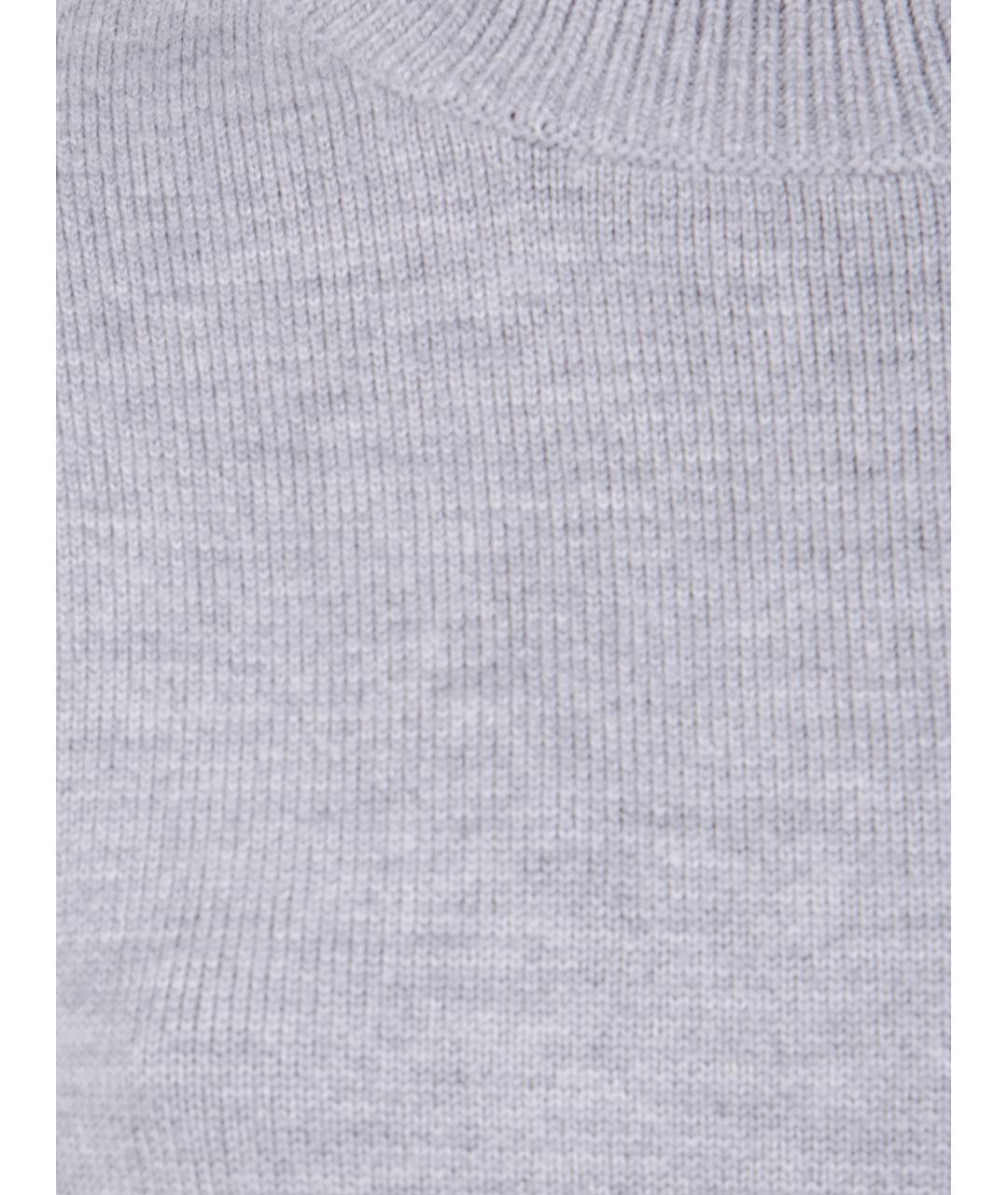 TOTEME Серый шерстяной джемпер / свитер, фото 5