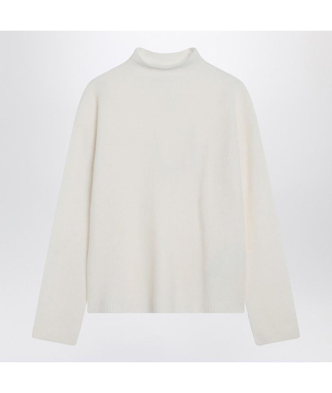 MAX MARA Белый кашемировый джемпер / свитер, фото 3