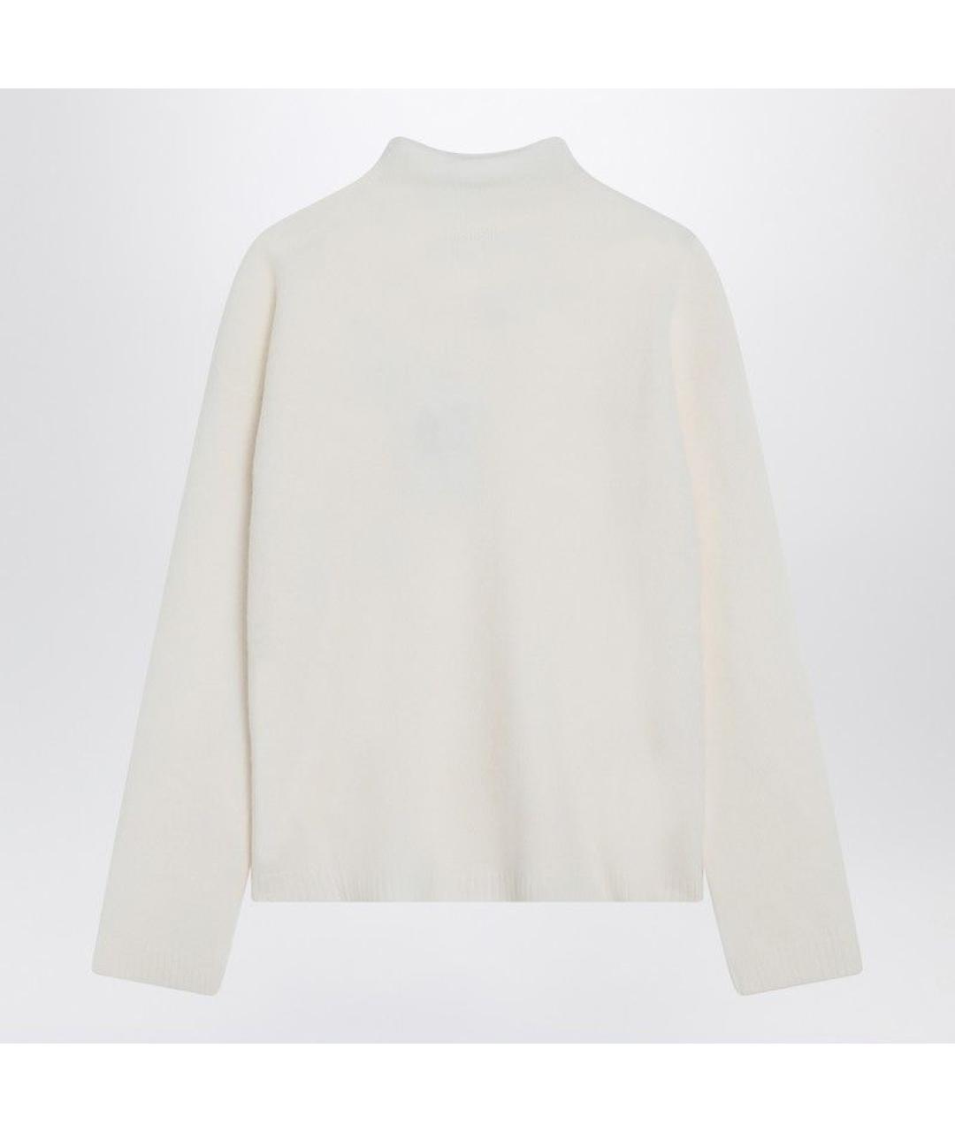 MAX MARA Белый кашемировый джемпер / свитер, фото 2