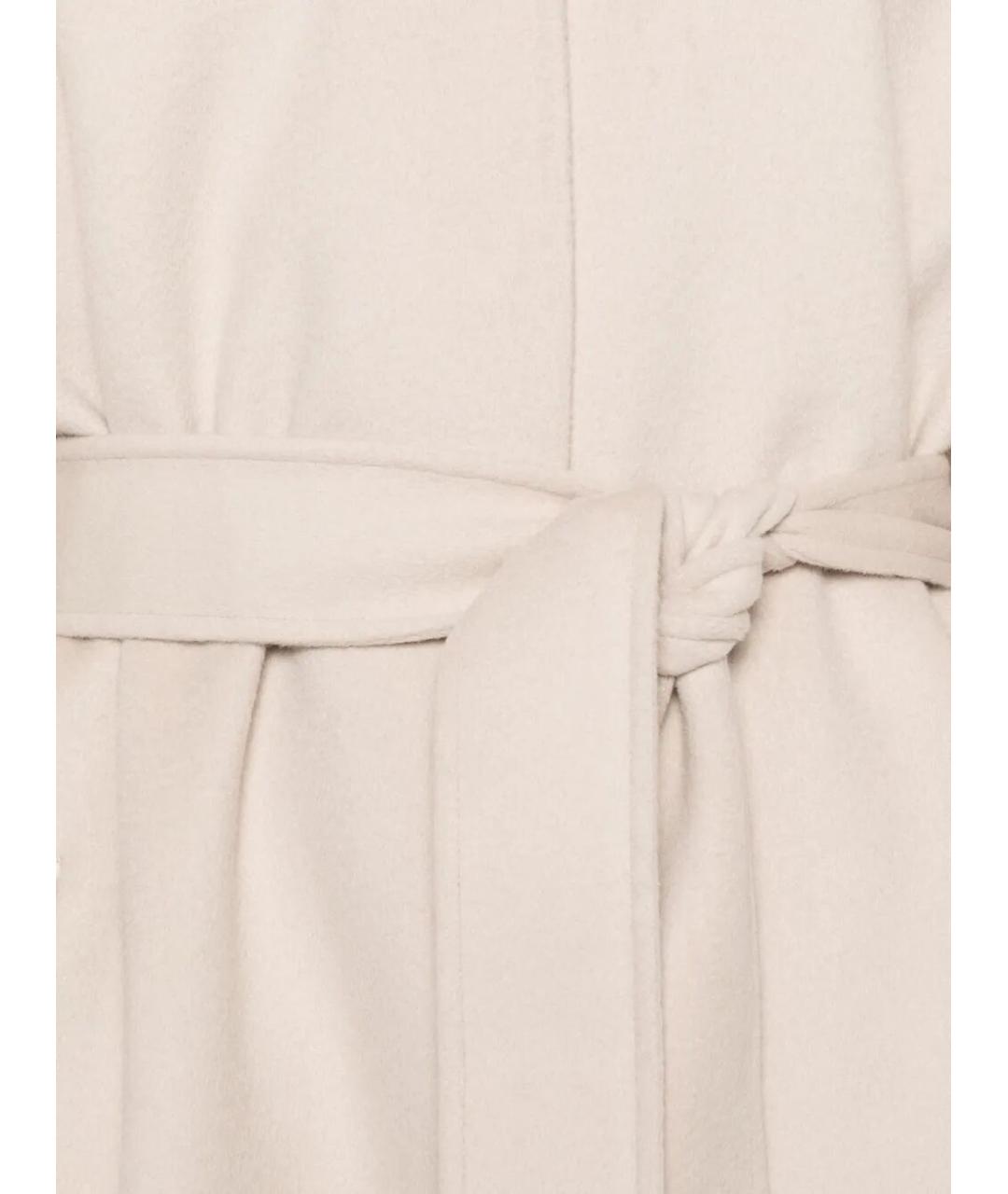 PINKO Бежевое шерстяное пальто, фото 3