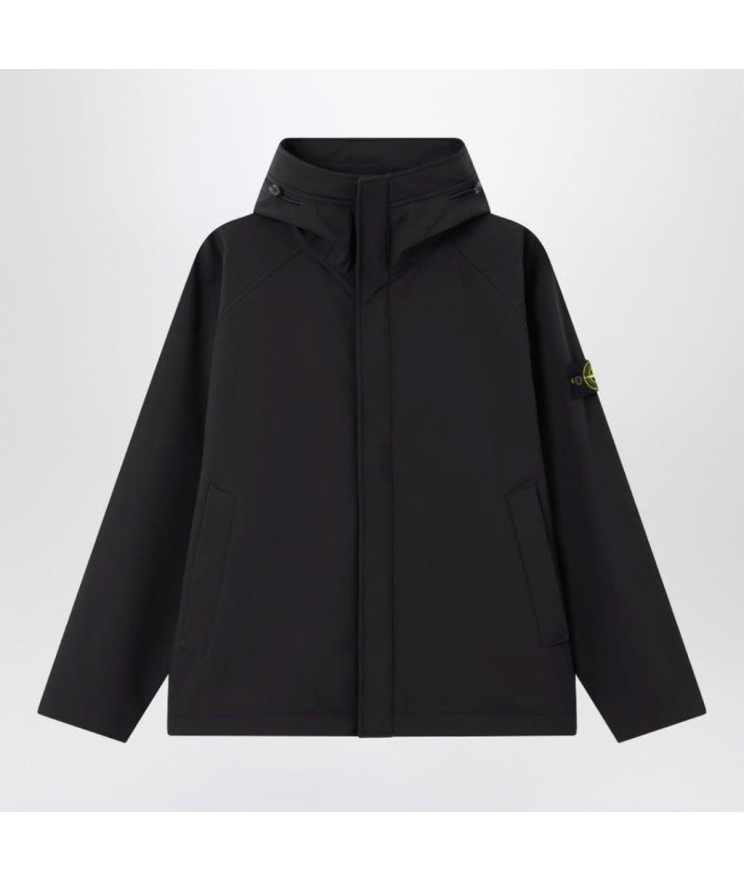 STONE ISLAND Черная полиэстеровая парка, фото 3