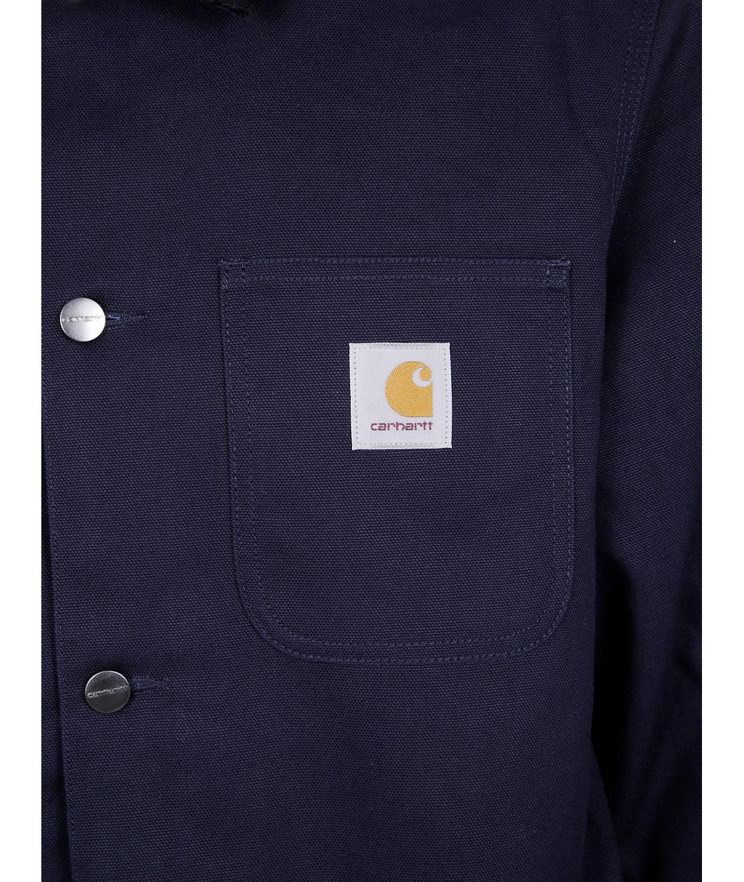 CARHARTT WIP Синяя хлопковая куртка, фото 3
