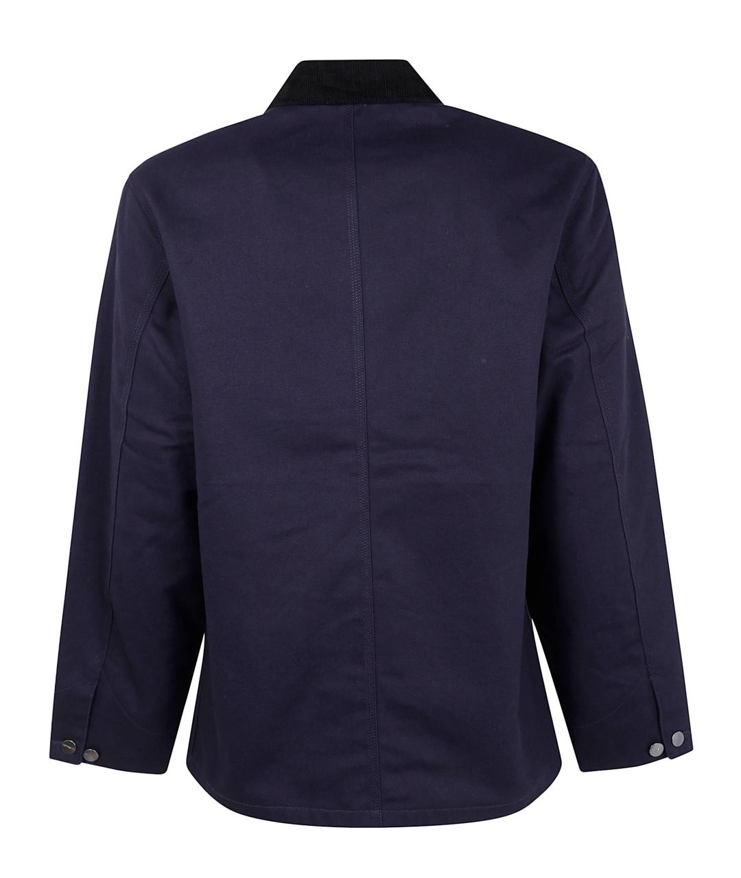 CARHARTT WIP Синяя хлопковая куртка, фото 2