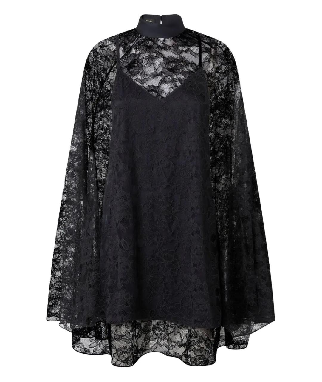 PINKO Синее полиамидовое коктейльное платье, фото 1