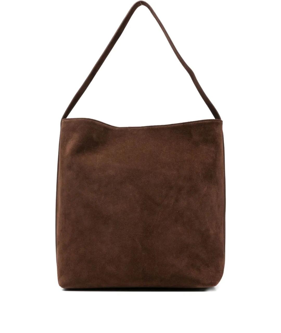 AESTHER EKME Коричневая замшевая сумка тоут, фото 1