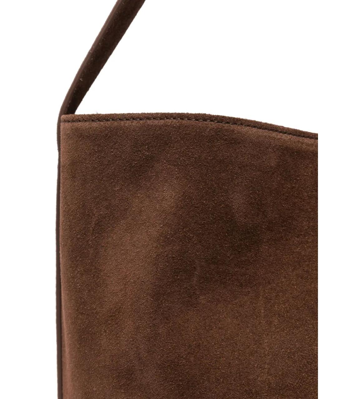 AESTHER EKME Коричневая замшевая сумка тоут, фото 2