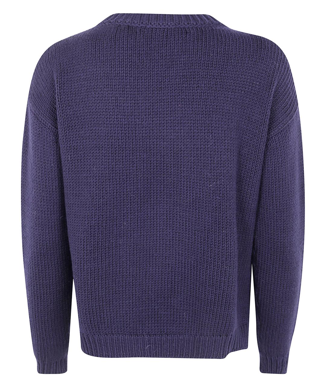 BASE Синий шерстяной джемпер / свитер, фото 2